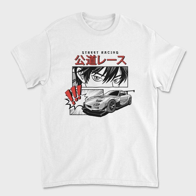 Street Racing, Unisex Men's T-Shirt