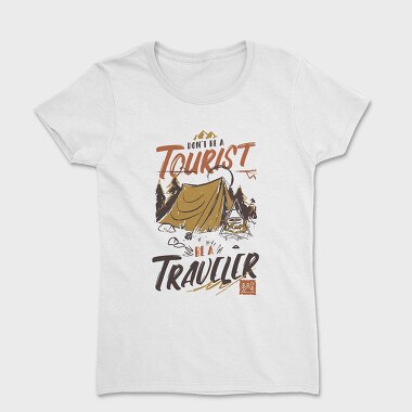 Tourist Traveler, Women's T-Shirt