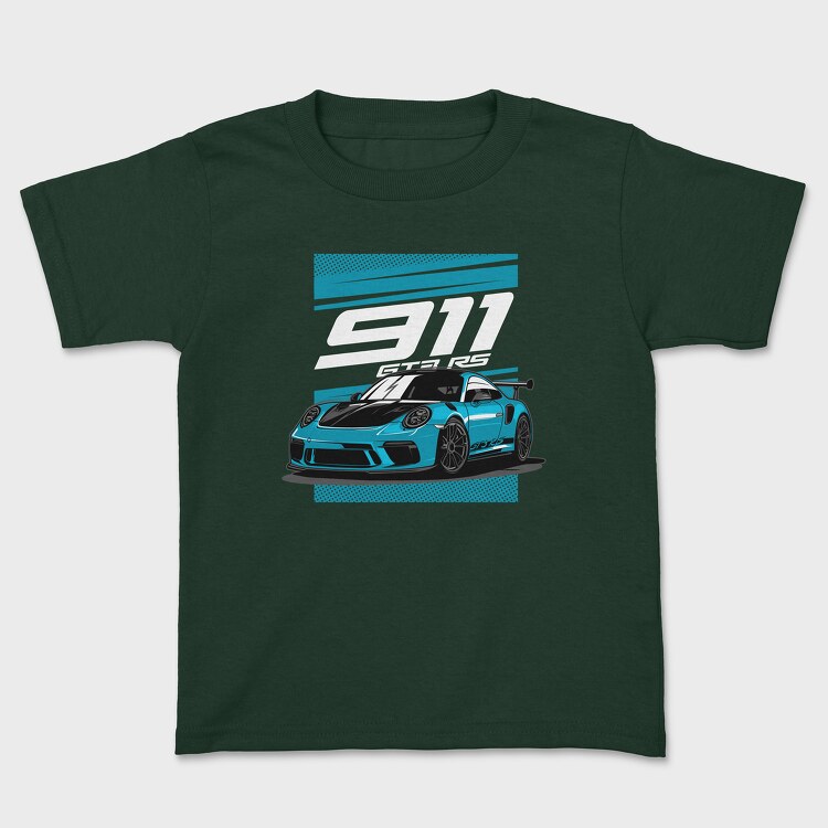 911 GT3 RS, Kids' T-Shirt