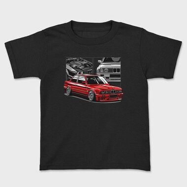BMW E30 M3, Kids' T-Shirt