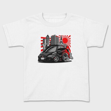 Civic FK8, Kids' T-Shirt