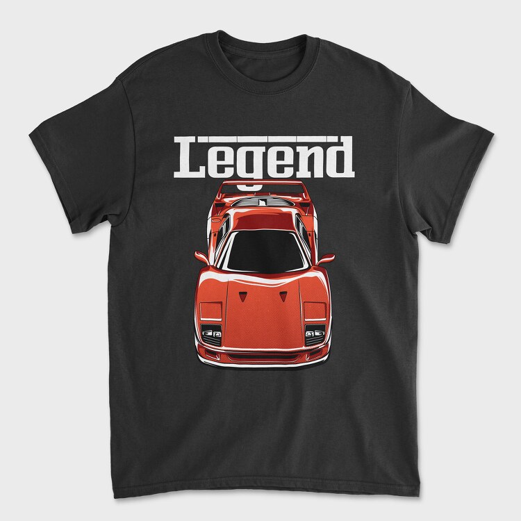 Ferrari F40, Унисекс Мъжка Тениска