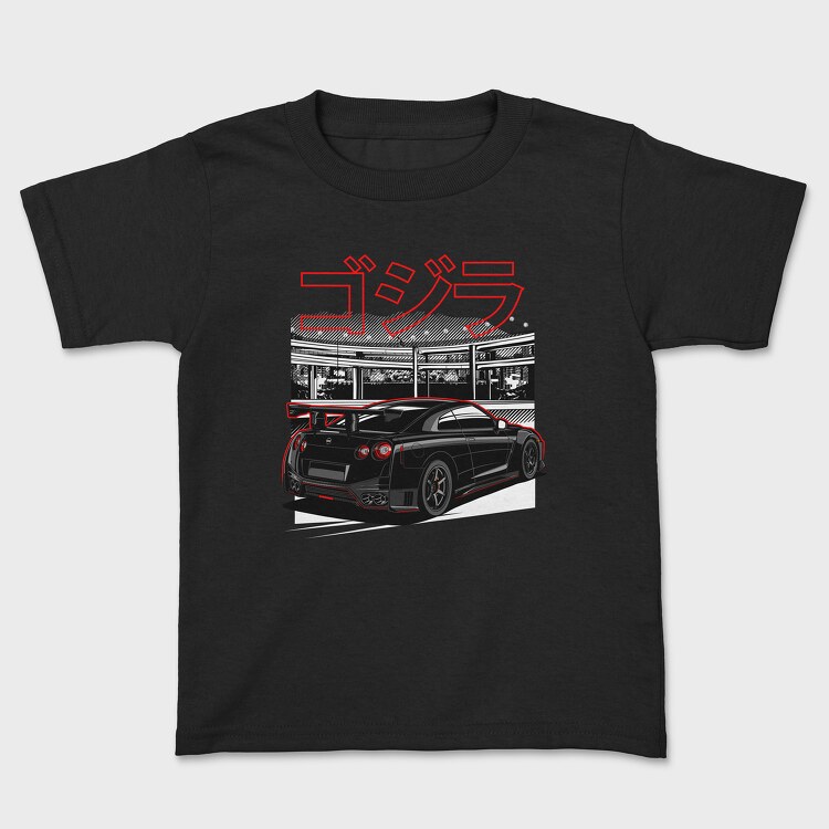 GTR R35 Back, Kids' T-Shirt