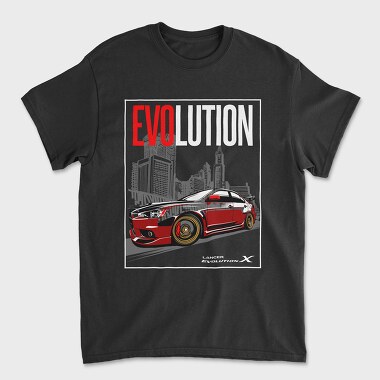 Unisex Men's T-Shirt, Lancer Evo X 2