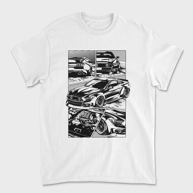 Mustang S550, Unisex Men's T-Shirt