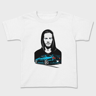 PAUL WALKER, Kids' T-Shirt