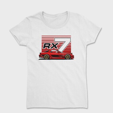 Women's T-Shirt, Red Rx7