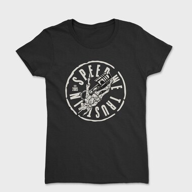 Women's T-Shirt, Skull Piston