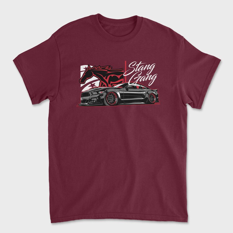 STANG GANG, Унисекс Мъжка Тениска