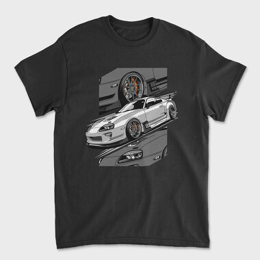 Supra MK4 White, Unisex Men's T-Shirt