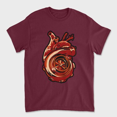 Unisex Men's T-Shirt, TURBO HEARTS