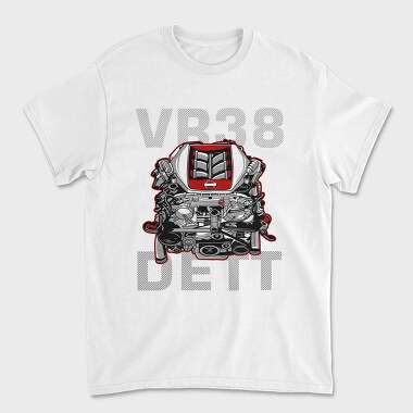 VR38 DETT, Унисекс Мъжка Тениска