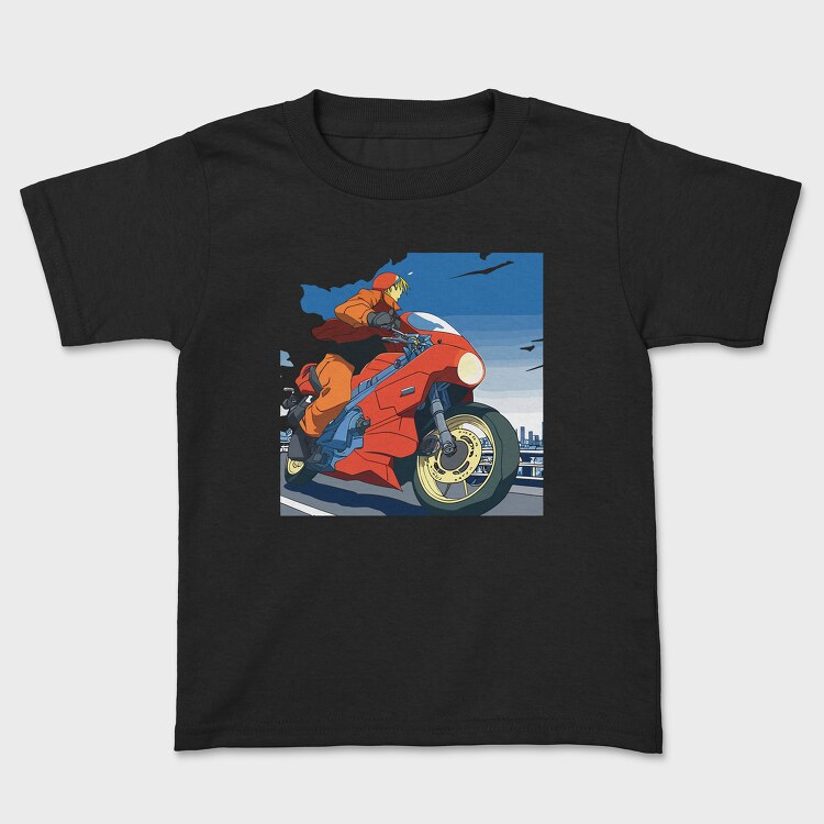 Anime Style Bike Rider, Детска Тениска