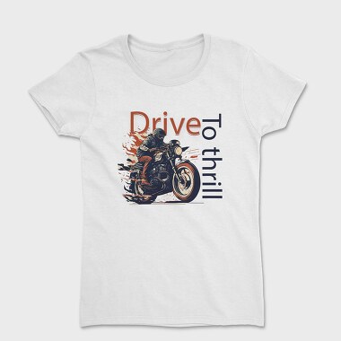 MotorcycleArt RetroStyle, Дамска Тениска