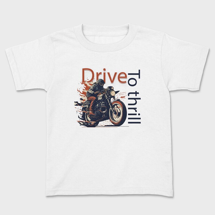 MotorcycleArt RetroStyle, Детска Тениска