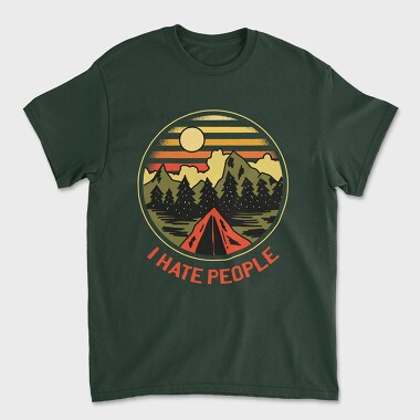 Camping Retro, Unisex Men's T-Shirt