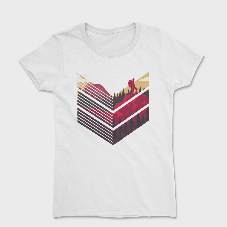 Climing Land Scape, Women's T-Shirt