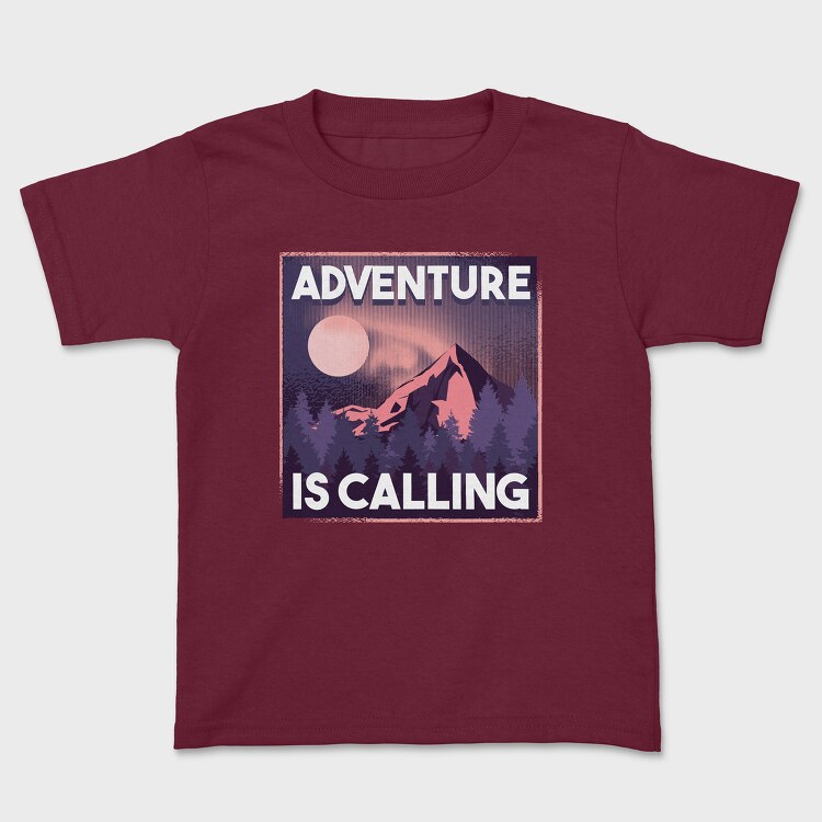 Adventure Is Calling, Kids' T-Shirt