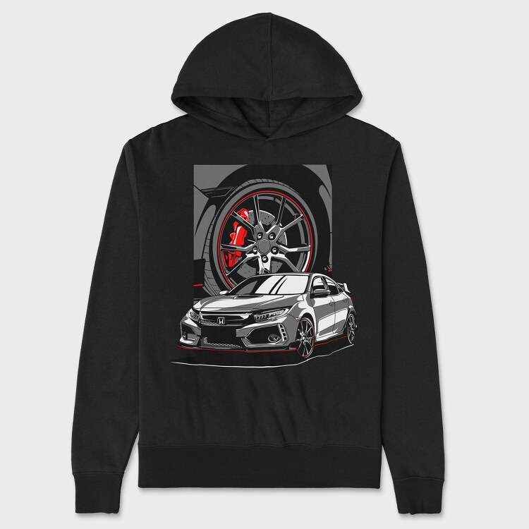 CIVIC TURBO, Unisex Men's Hoodie