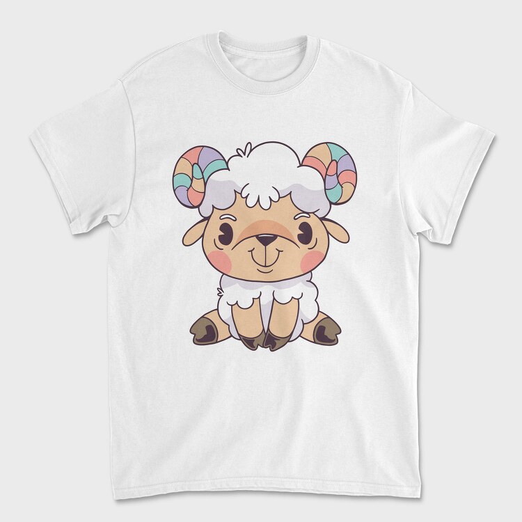 Cute Aries, Unisex Men's T-Shirt