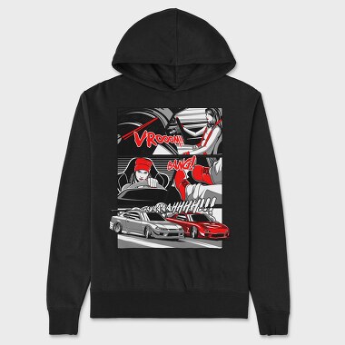 Comic Drift, Unisex Men's Hoodie