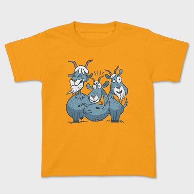 Crazygoats, Kids' T-Shirt