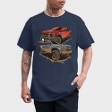 Quad Bike Illustration, Unisex Men's T-Shirt