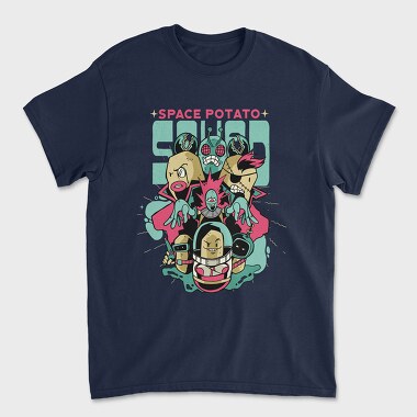 Space Potato Squad, Unisex Men's T-Shirt