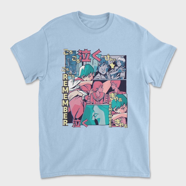 Anime Vaporwave Remember, Unisex Men's T-Shirt