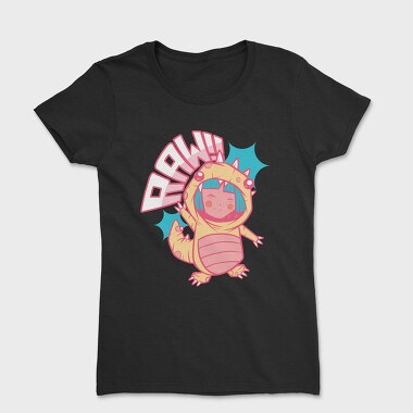 Anime Dino Suit, Women's T-Shirt