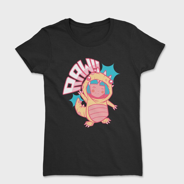 Anime Dino Suit, Women's T-Shirt