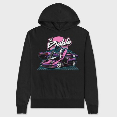 El Diablo, Unisex Men's Hoodie