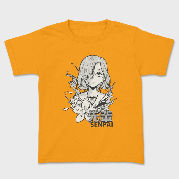 Kids' T-Shirt, Senpai