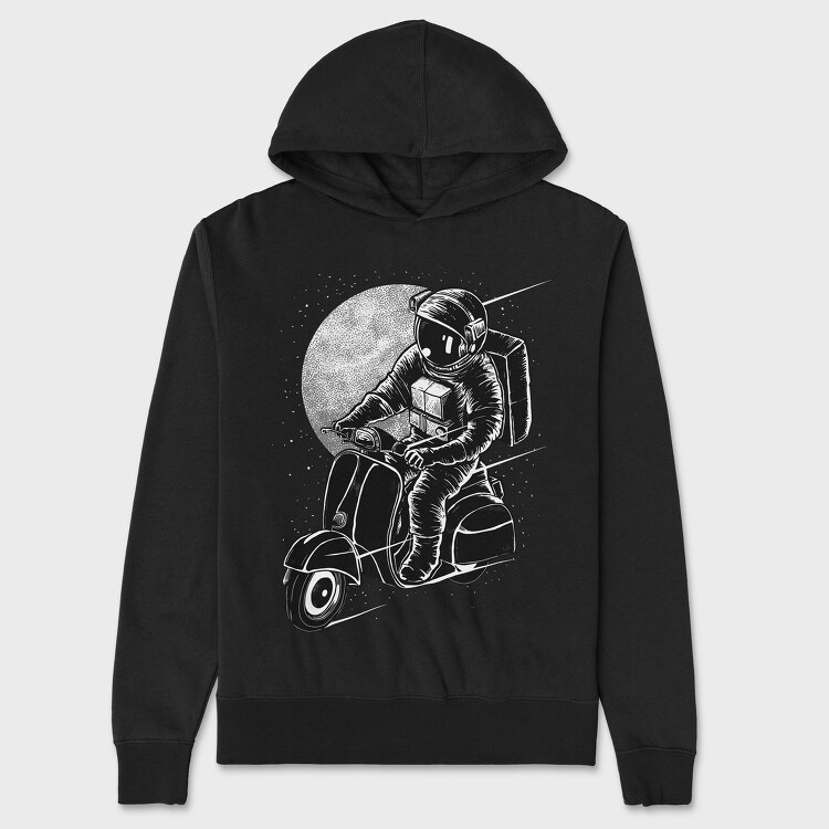 Astroscooter, Unisex Men's Hoodie
