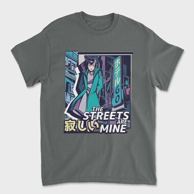 Anime Vaporwave Streets Are Mine, Unisex Men's T-Shirt