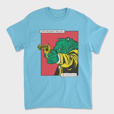 Alligator Pistol, Unisex Men's T-Shirt