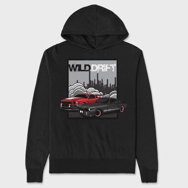 Wild Drift, Unisex Men's Hoodie