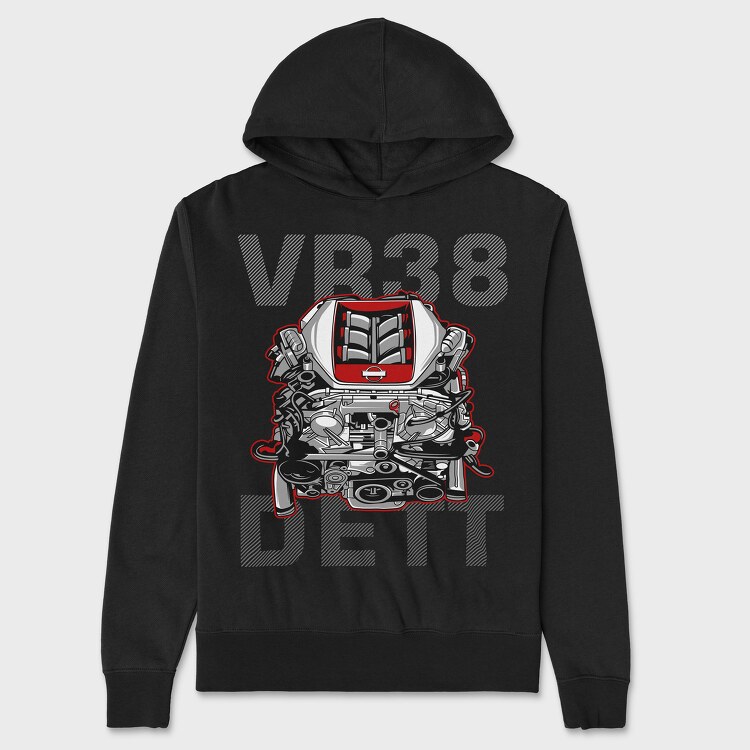 VR38 DETT, Unisex Men's Hoodie