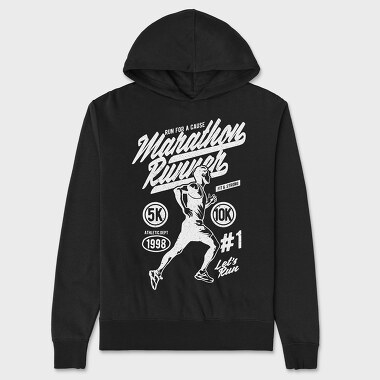 Marathon Runner, Unisex Men's Hoodie