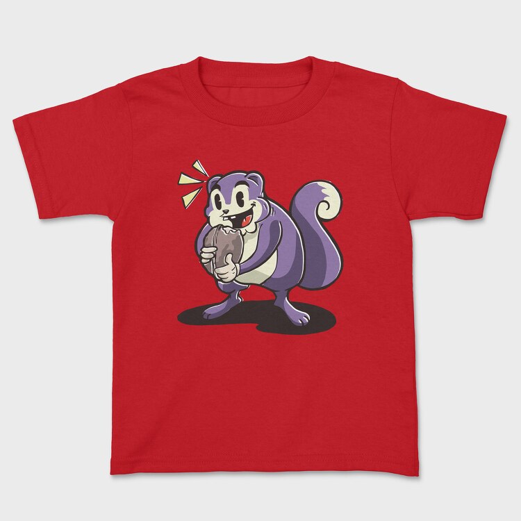 Cute Squirrel, Детска Тениска