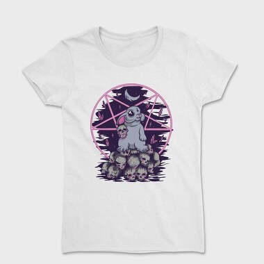 Pentagram Bunny, Women's T-Shirt