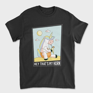 Hey That's My Horn, Unisex Men's T-Shirt