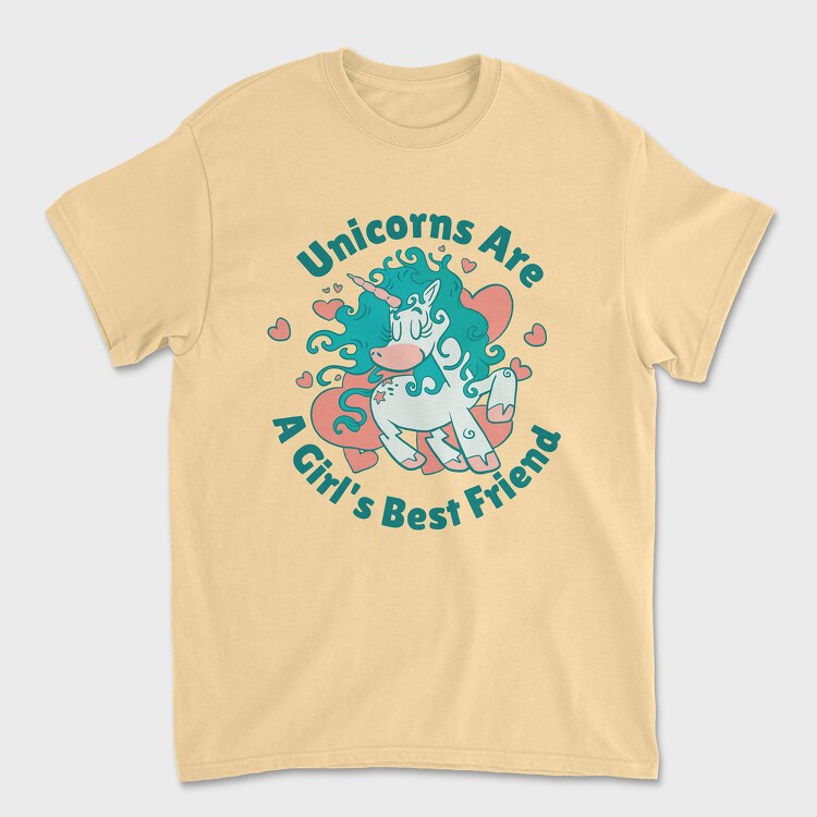 Cute Unicorn, Unisex Men's T-Shirt