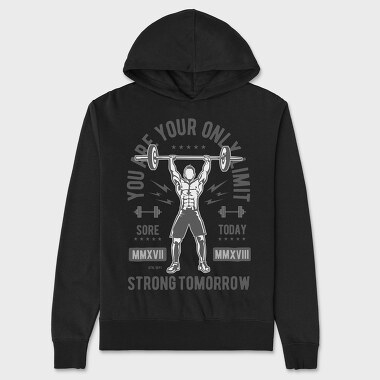 You Are Your Only Limit, Unisex Men's Hoodie