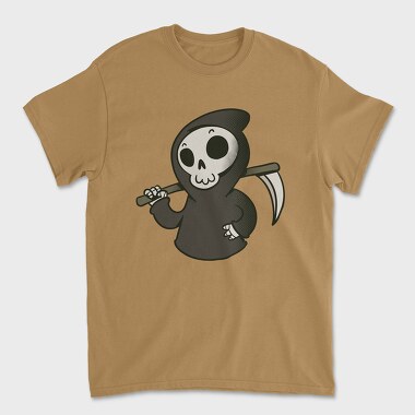 Унисекс Мъжка Тениска, Cute Grim Reaper