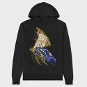 Motorcycle Full Speed Engine, Unisex Men's Hoodie