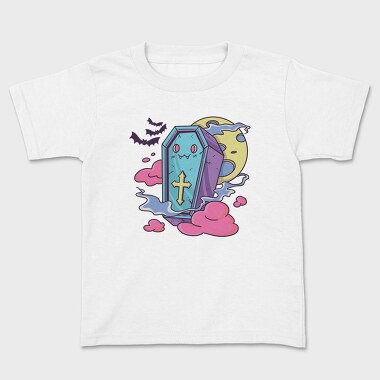 Coffin Pastel Goth, Kids' T-Shirt