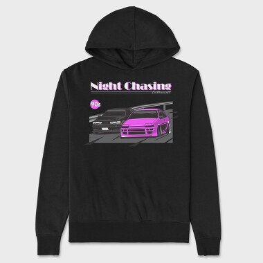 Night Chasing, Unisex Men's Hoodie