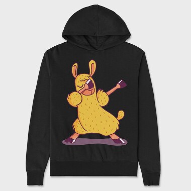 Dab Animal Comics Lama, Unisex Men's Hoodie