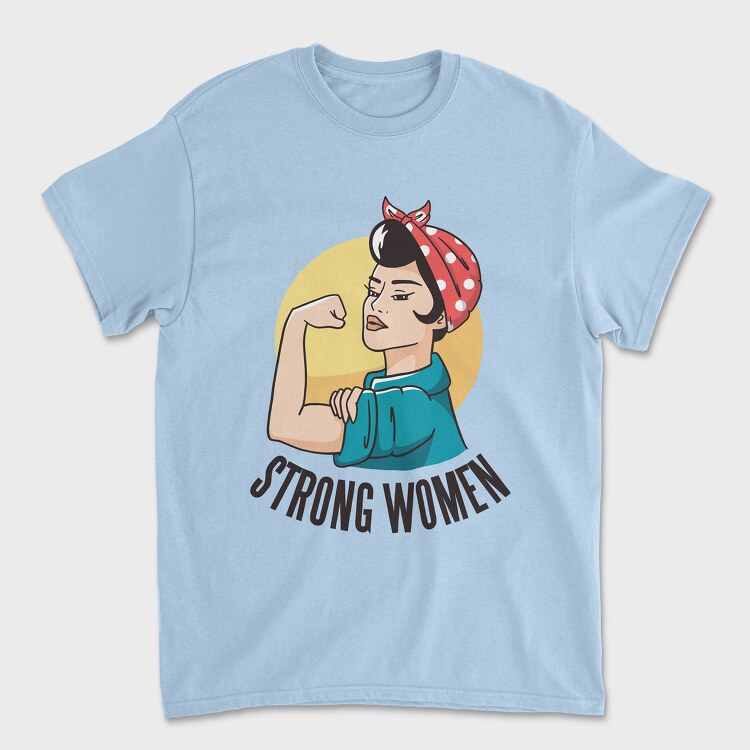 Strong Woman, Unisex Men's T-Shirt
